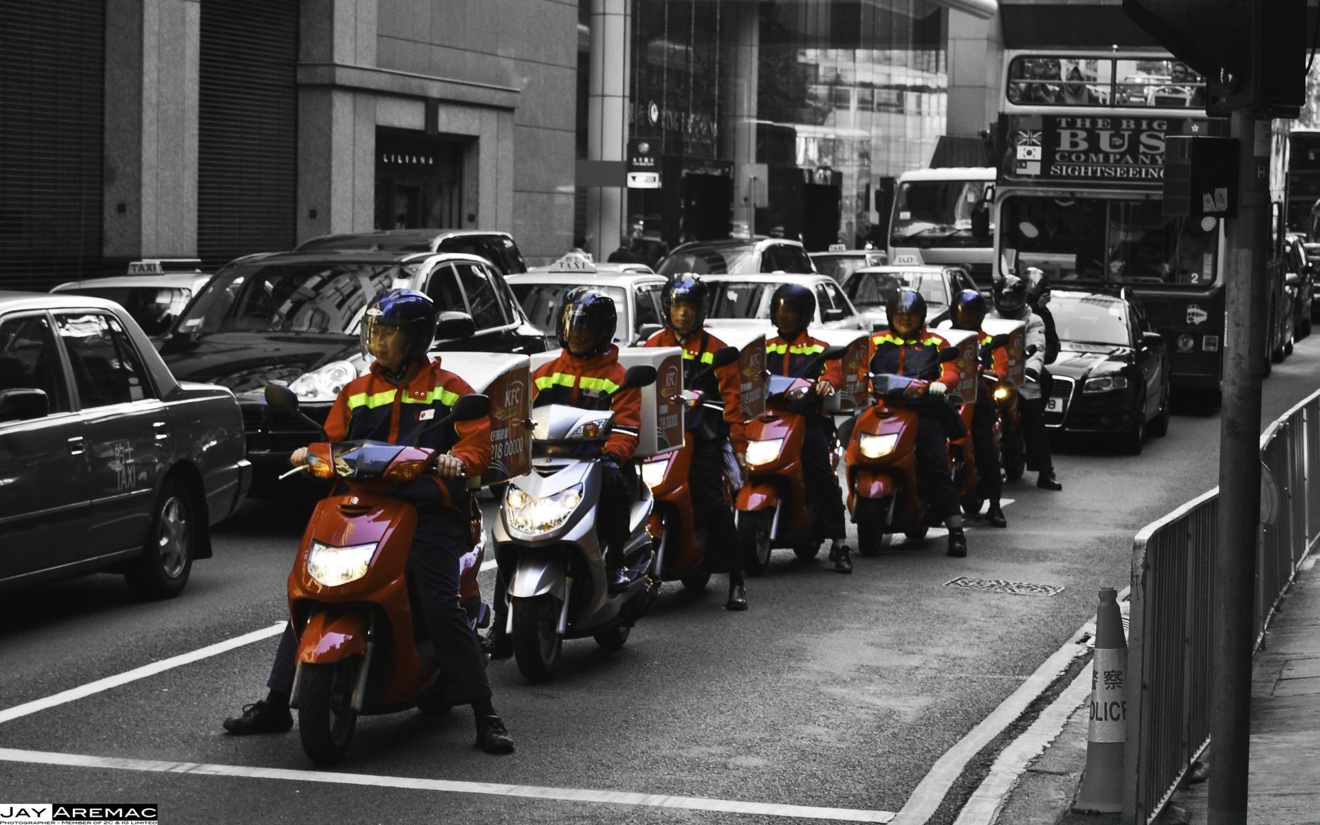 otras ciudades coche carretera sistema de transporte muchos calle policía grupo