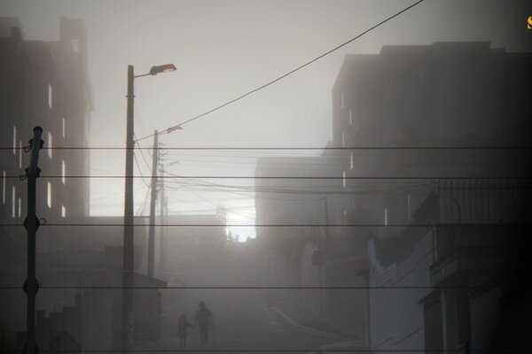 Туманний Світанок у місті