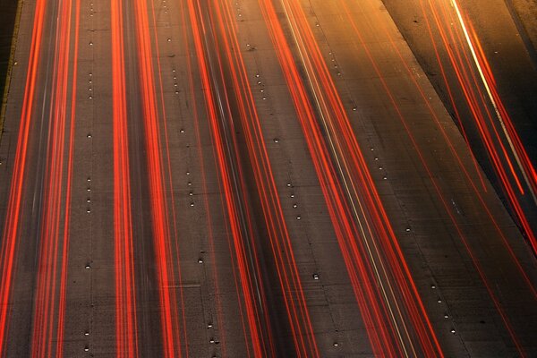 Iran road system in other cities on a blurry background