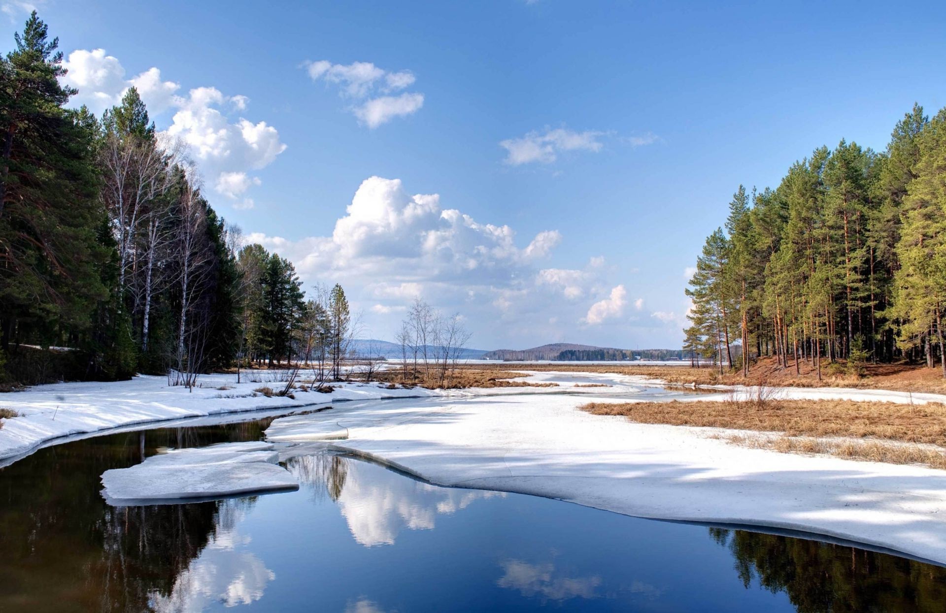 lac eau nature arbre paysage bois en plein air rivière voyage neige ciel hiver réflexion