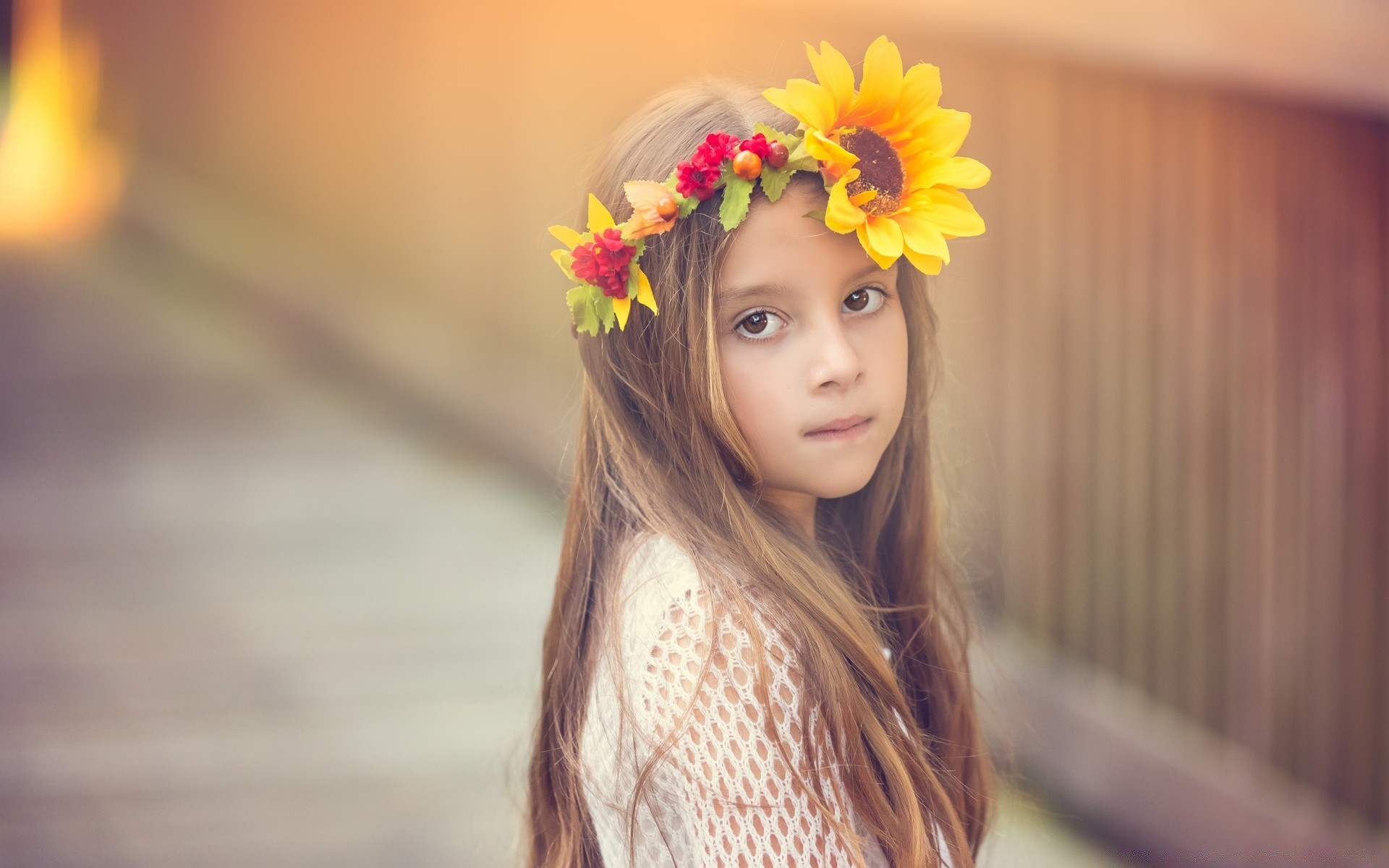 kinder frau herbst natur mode porträt mädchen im freien sommer