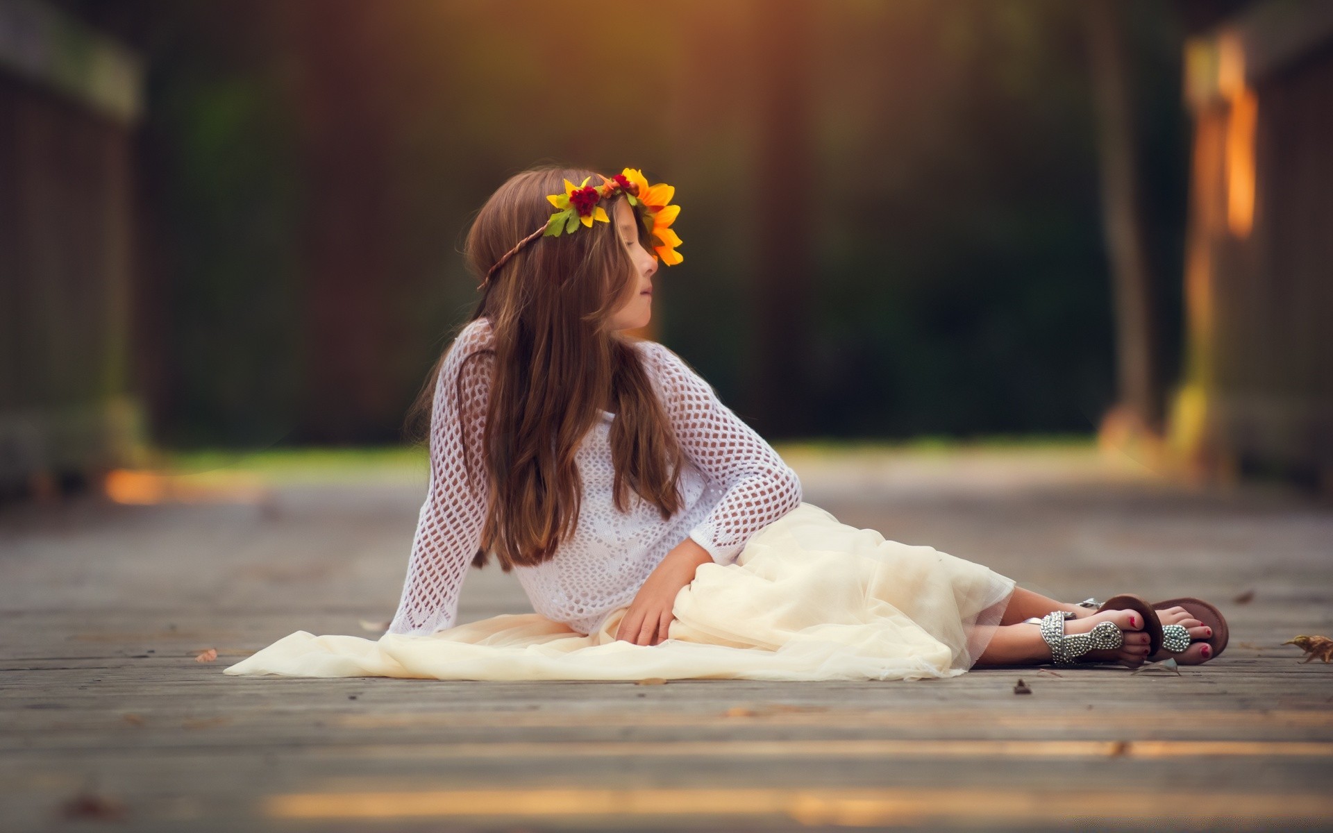 enfants fille portrait parc femme unique adulte automne à l extérieur nature enfant flou été loisirs porter