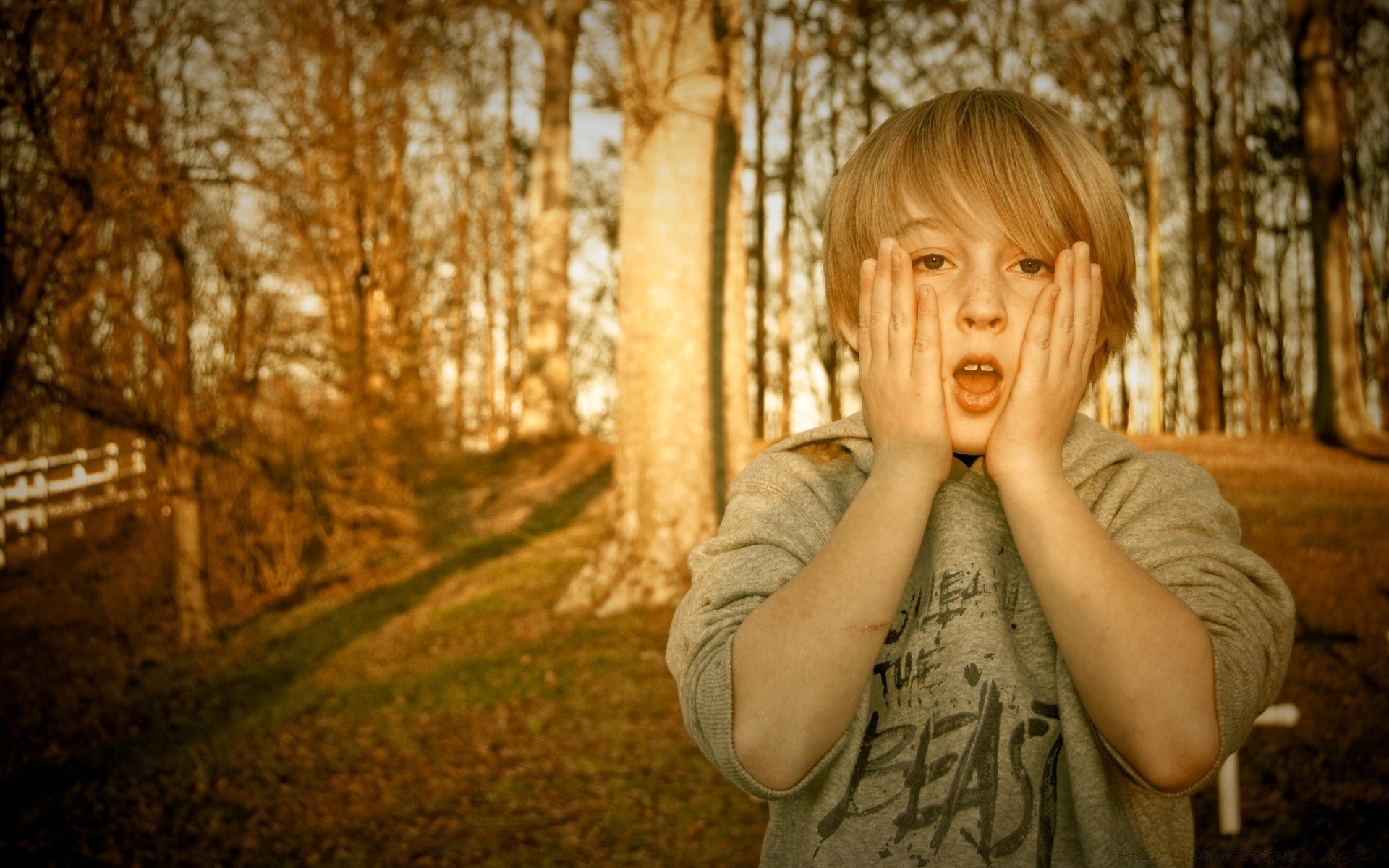 bambini autunno ragazza parco bambino natura ritratto uno legno all aperto albero