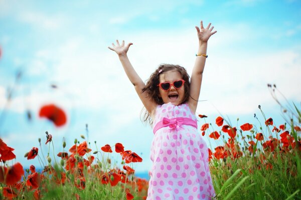 Momentos felizes do verão no campo