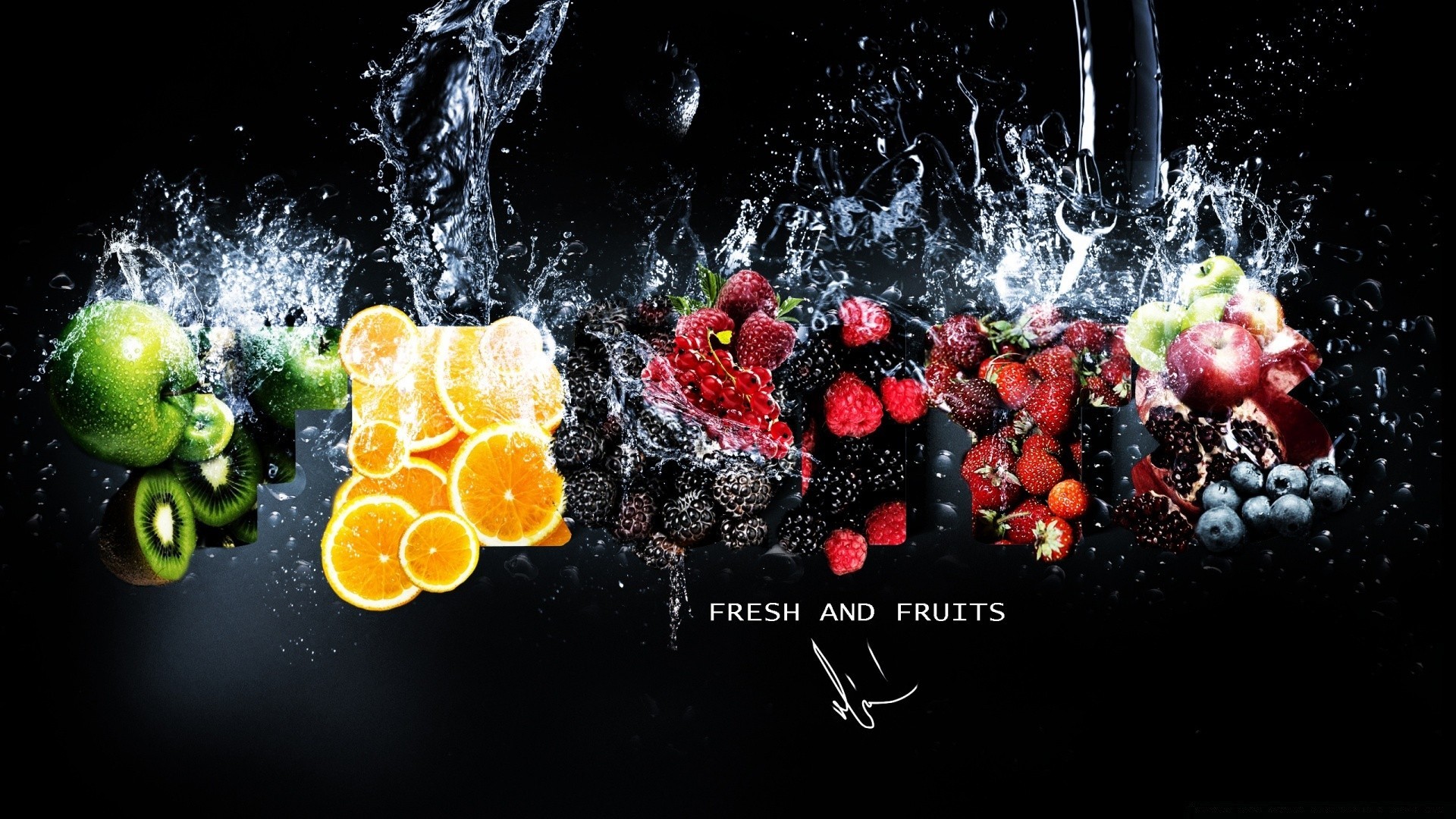 fruit water wet splash drop food desktop motion abstract bubble juicy nature