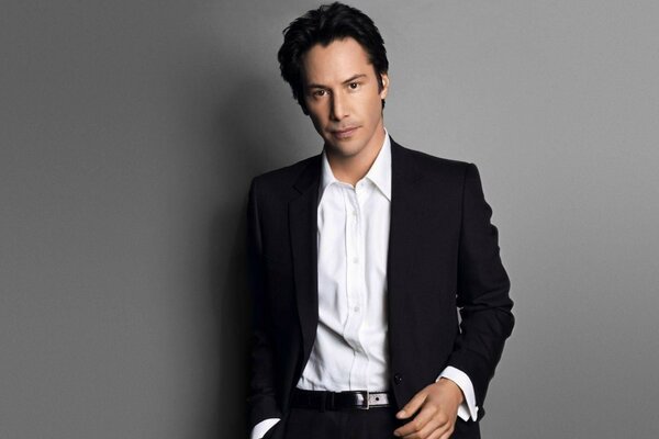 Retrato del actor Keanu Reeves