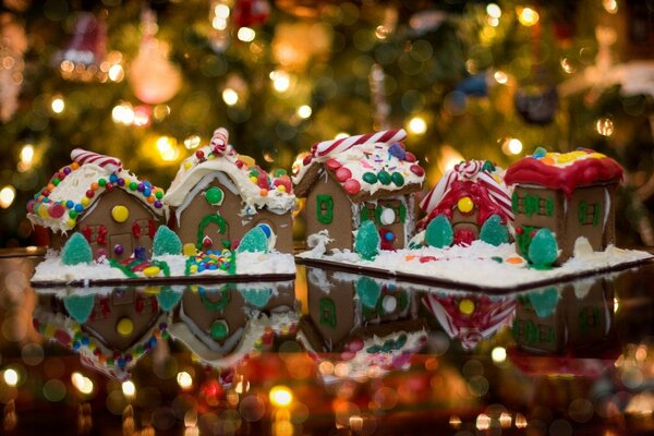 Festa de Natal com comida e bebida para se divertir