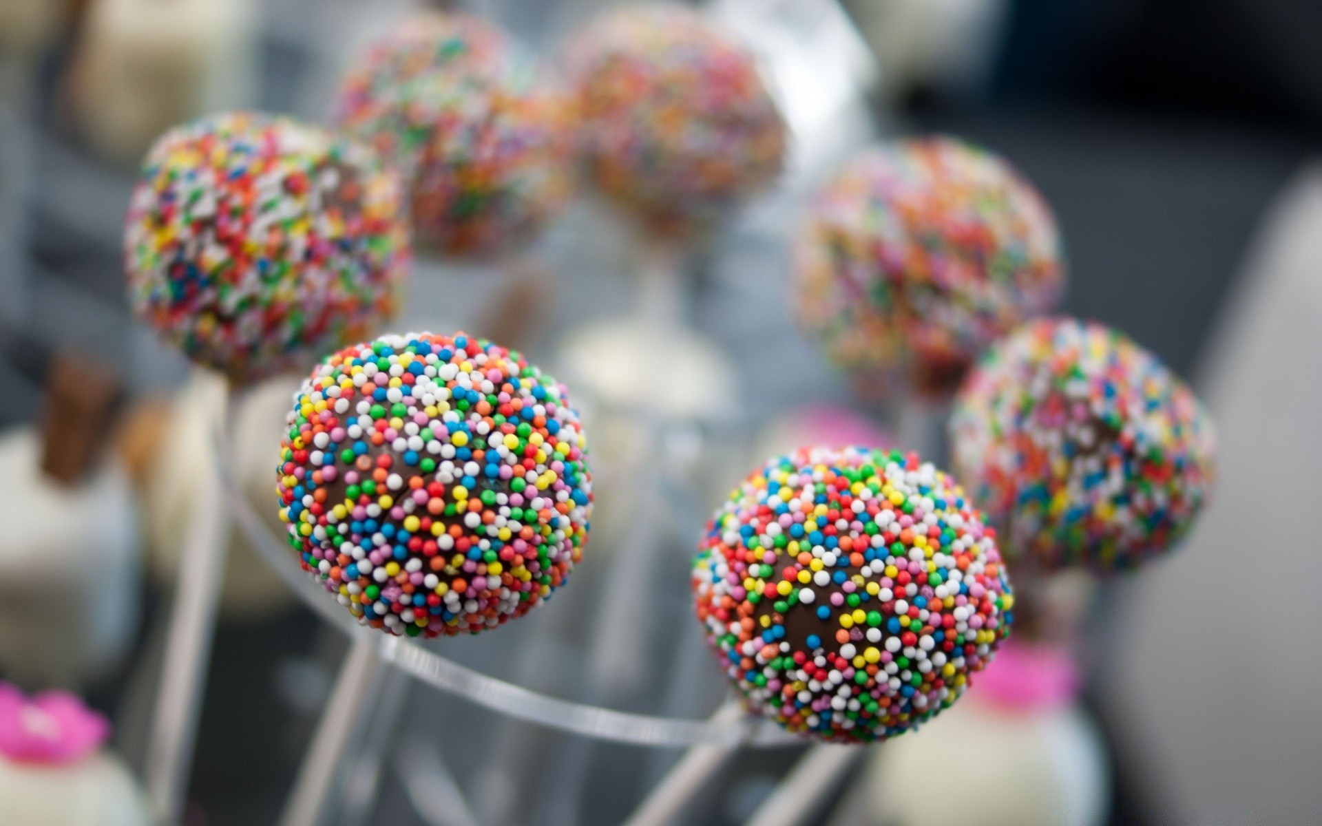 desserts candy sugar round decoration bright chocolate celebration sprinkles christmas traditional delicious motley