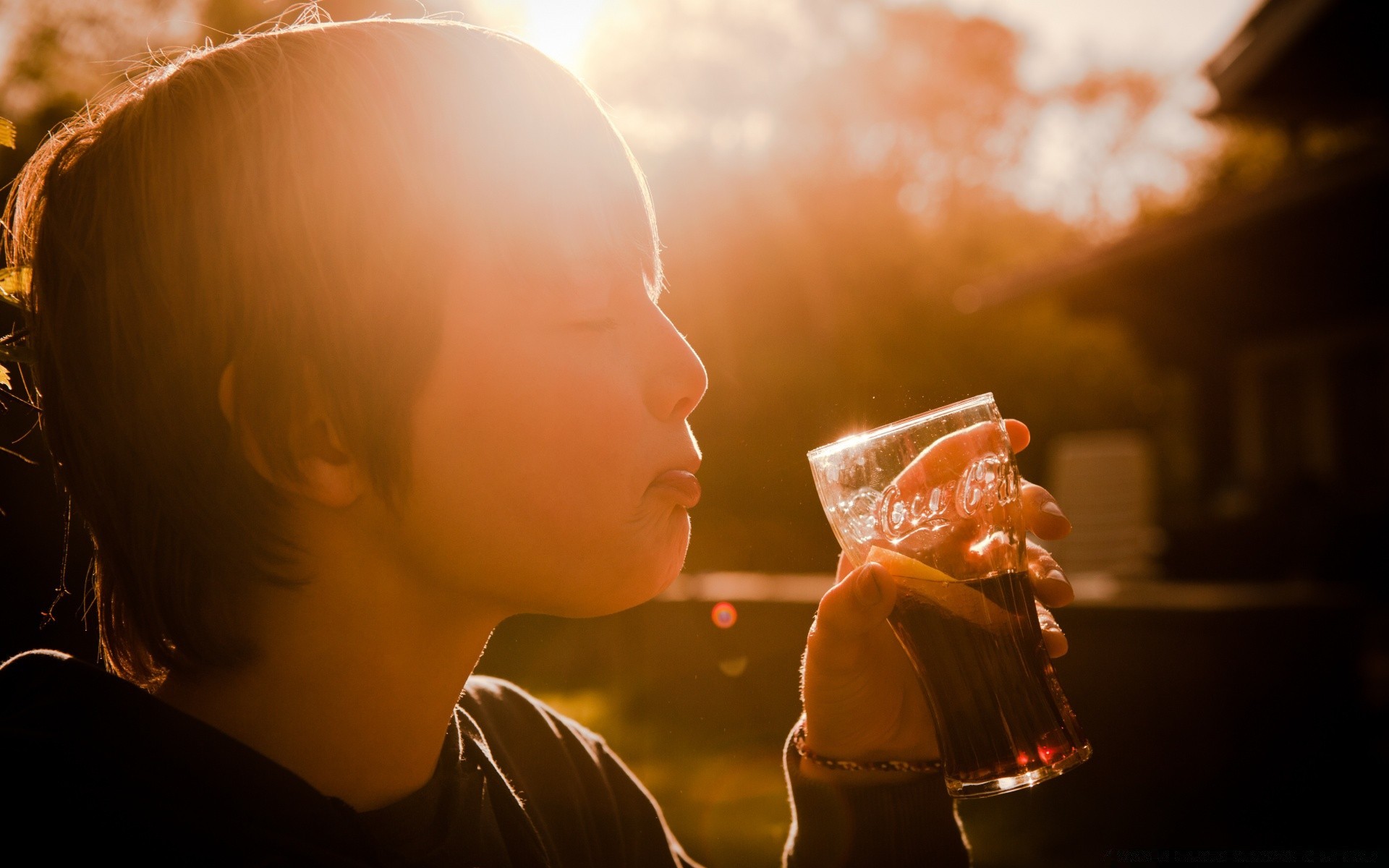 food & drink girl one portrait child blur woman light