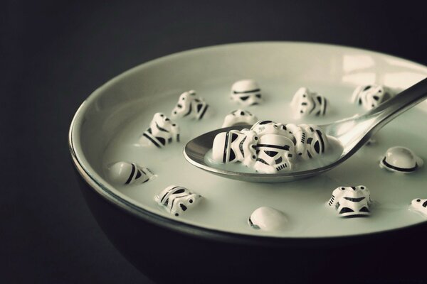 Flocons de nourriture papier peint Star Wars