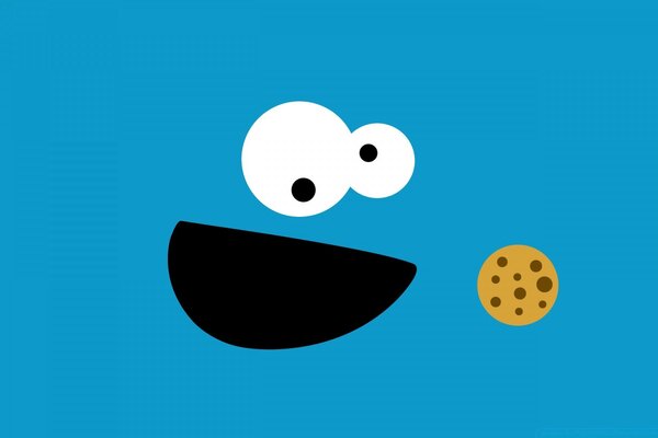 Grande publicité pour les cookies pour les enfants