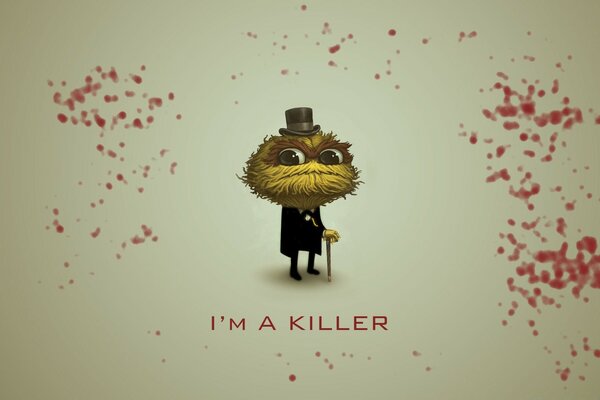 Cartoon picture of aim e killer