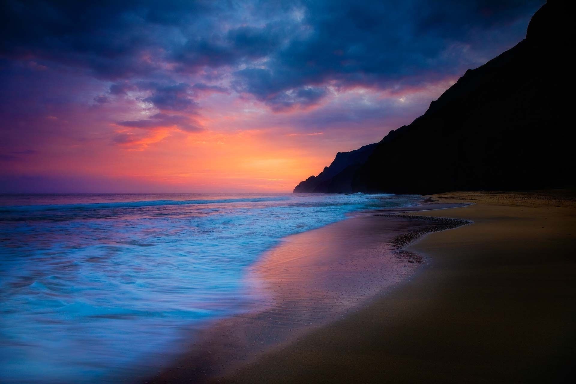 coucher de soleil et aube eau coucher de soleil plage crépuscule océan mer soleil aube mer soirée voyage sable paysage surf