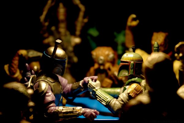 Lucha de brazos en el universo de Star Wars