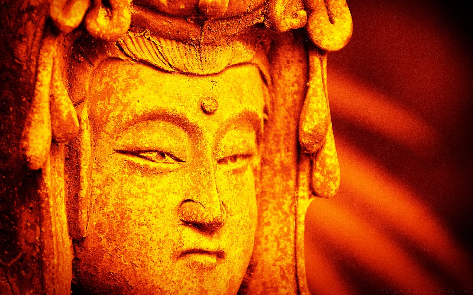 casa e interni arte singolo ritratto religione scultura viso statua uomo buddha adulto meditazione vecchio