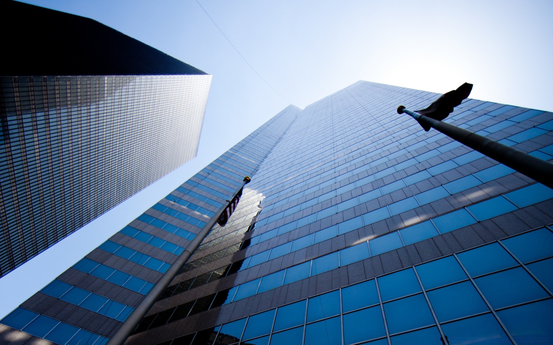 house and comfort architecture business glass city modern skyscraper sky reflection office window building futuristic urban downtown cityscape perspective contemporary light technology