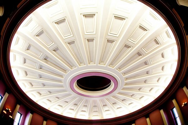 Beautiful round ceilings indoors