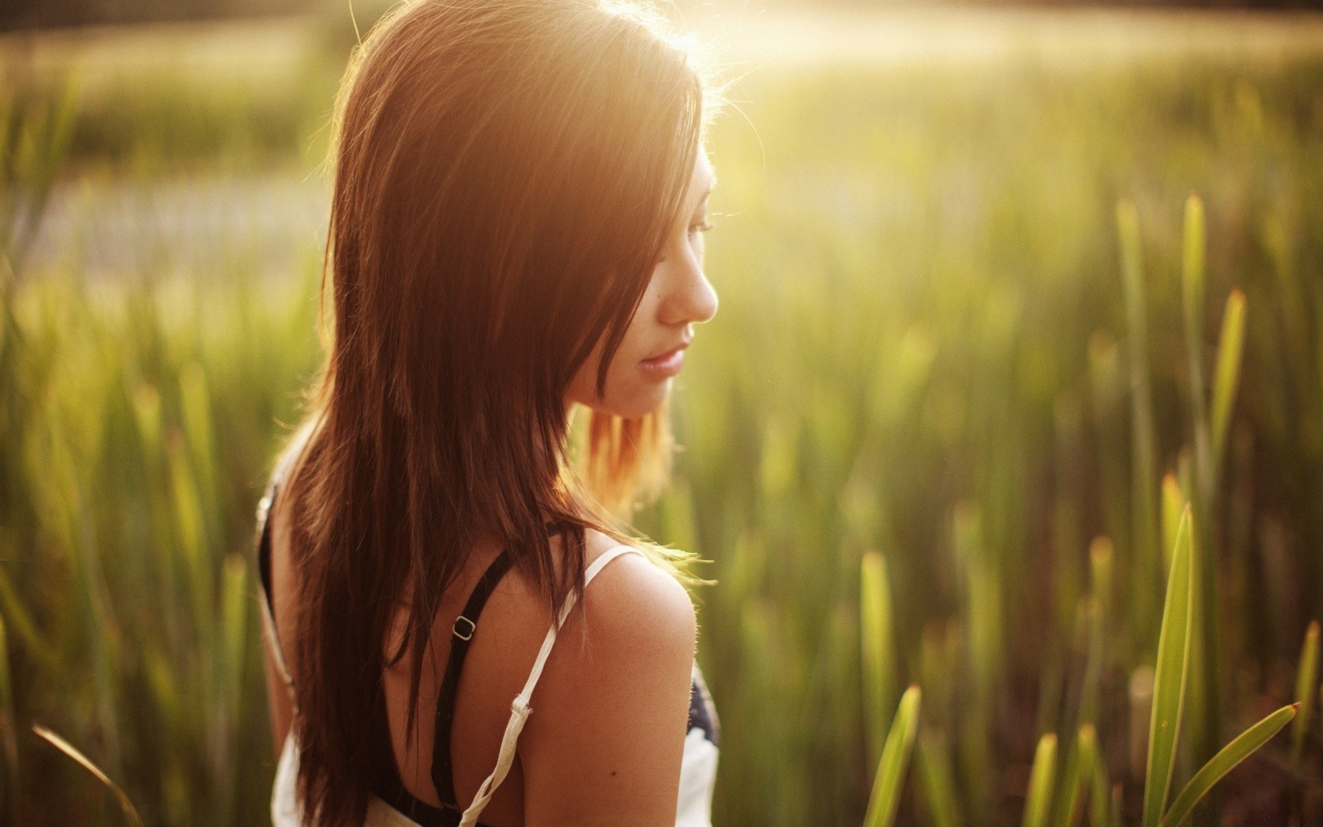 otras chicas naturaleza verano sol hierba buen tiempo puesta de sol campo al aire libre mujer campo libertad rural relajación paisaje trigo