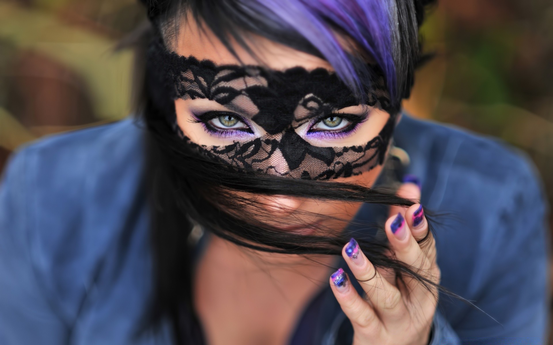 autre fille femme adulte portrait mode unique fille crime visage masque porter rassemblement voile