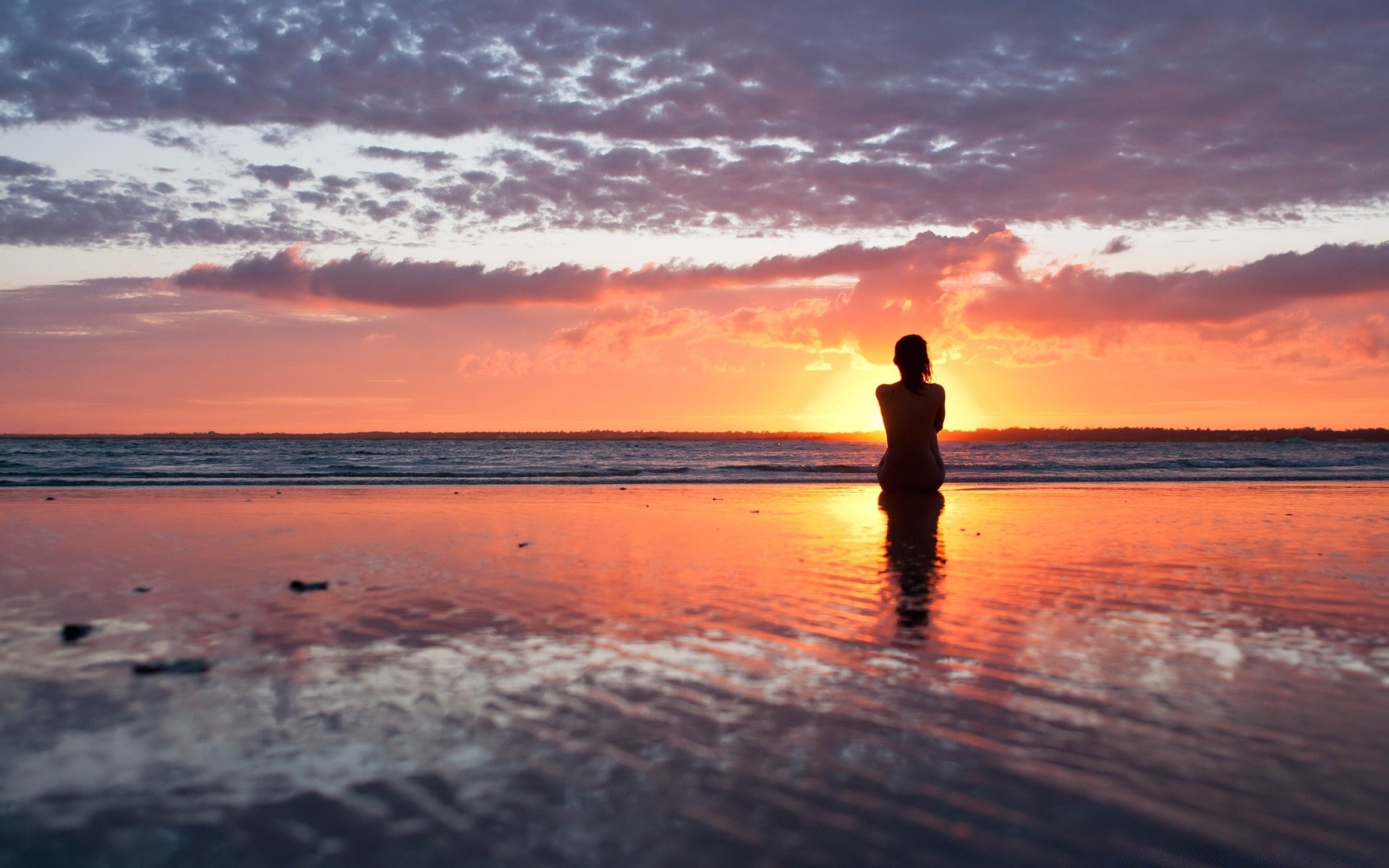 andere mädchen sonnenuntergang wasser strand dämmerung sonne dämmerung meer ozean abend sand reisen landschaft himmel sommer reflexion