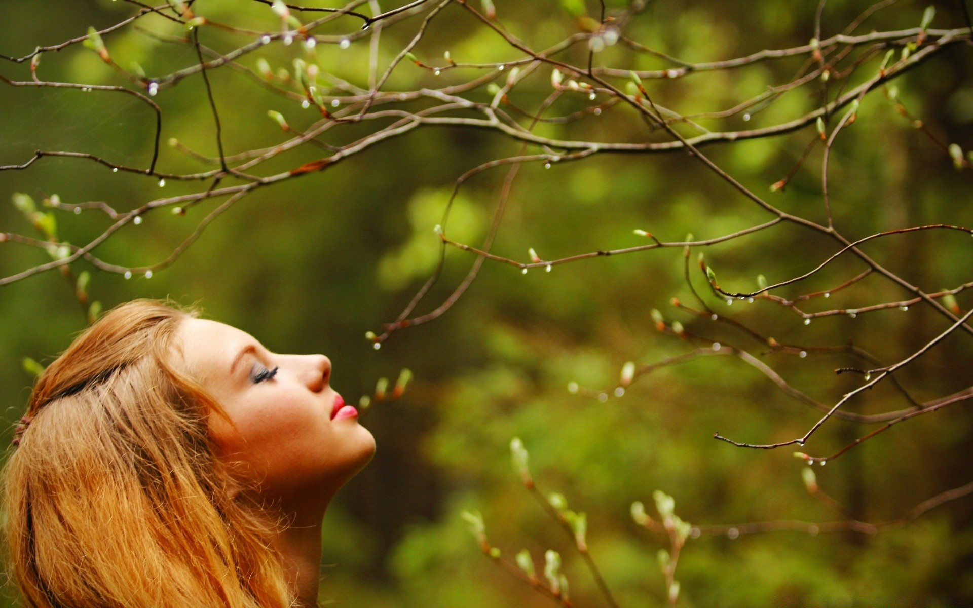 the other girls nature outdoors tree park portrait girl beautiful sun wood summer