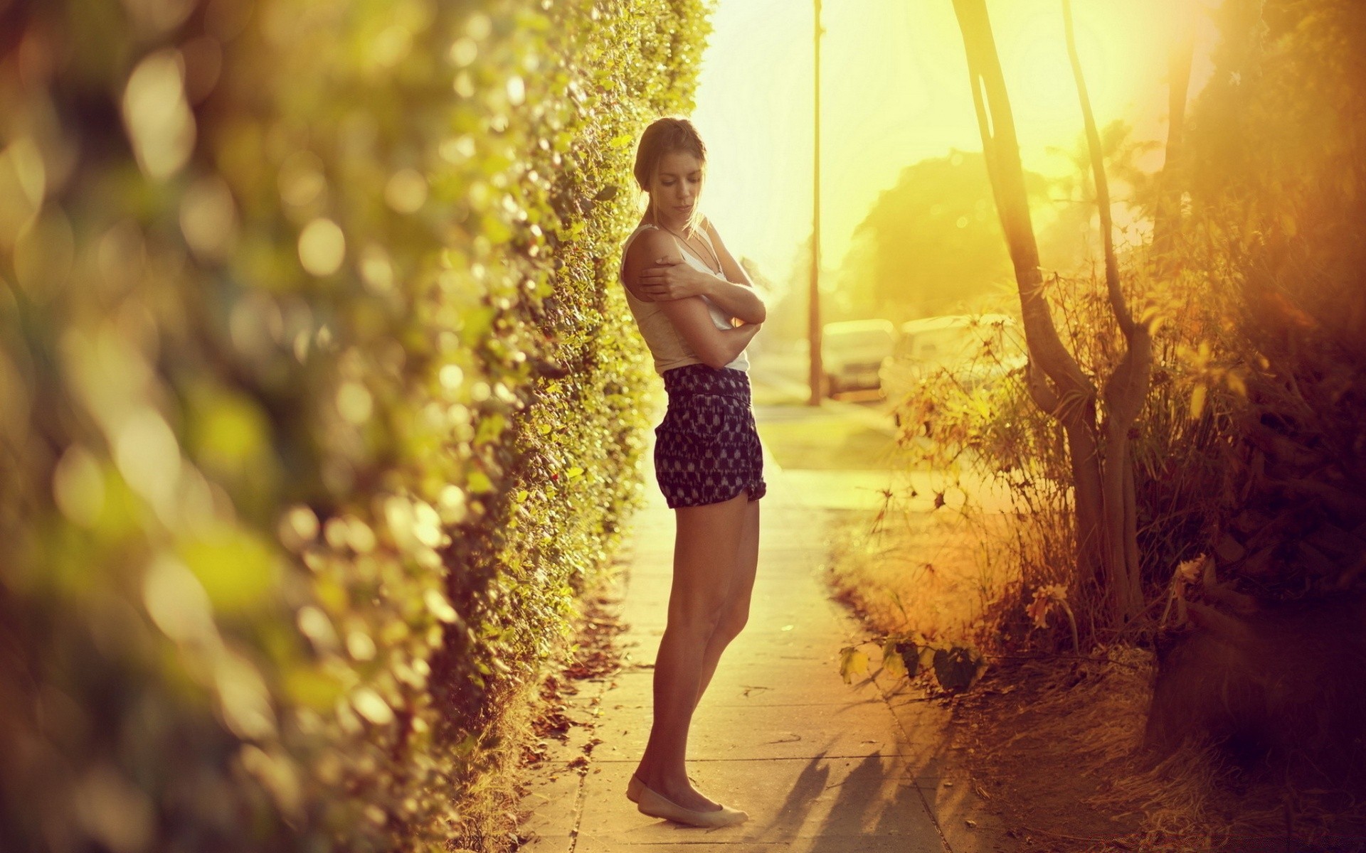 the other girls girl nature outdoors one portrait sunset woman sun adult child backlit summer fair weather blur travel water light leisure