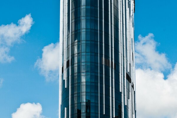 Skyscraper with panoramic windows