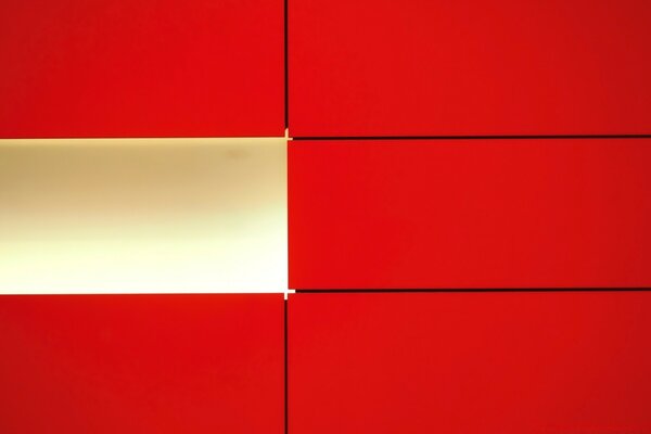 Blocs rouges abstraction moderne