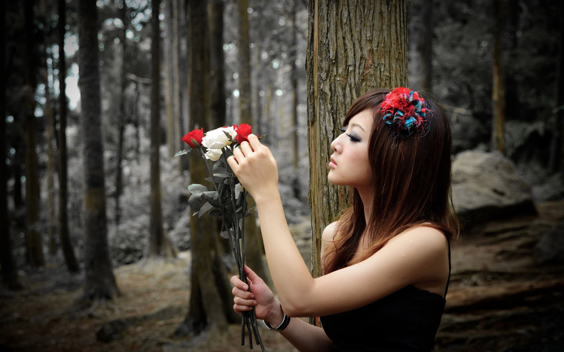 otras chicas mujer chica otoño madera naturaleza al aire libre ocio árbol retrato solo bebé