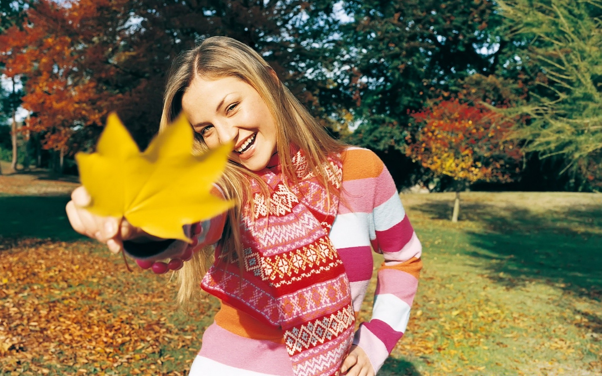 the other girls fall nature beautiful park fun outdoors girl leisure happiness joy young summer relaxation smile lifestyle grass woman