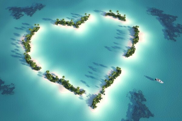 Heart of Green Ocean Islands