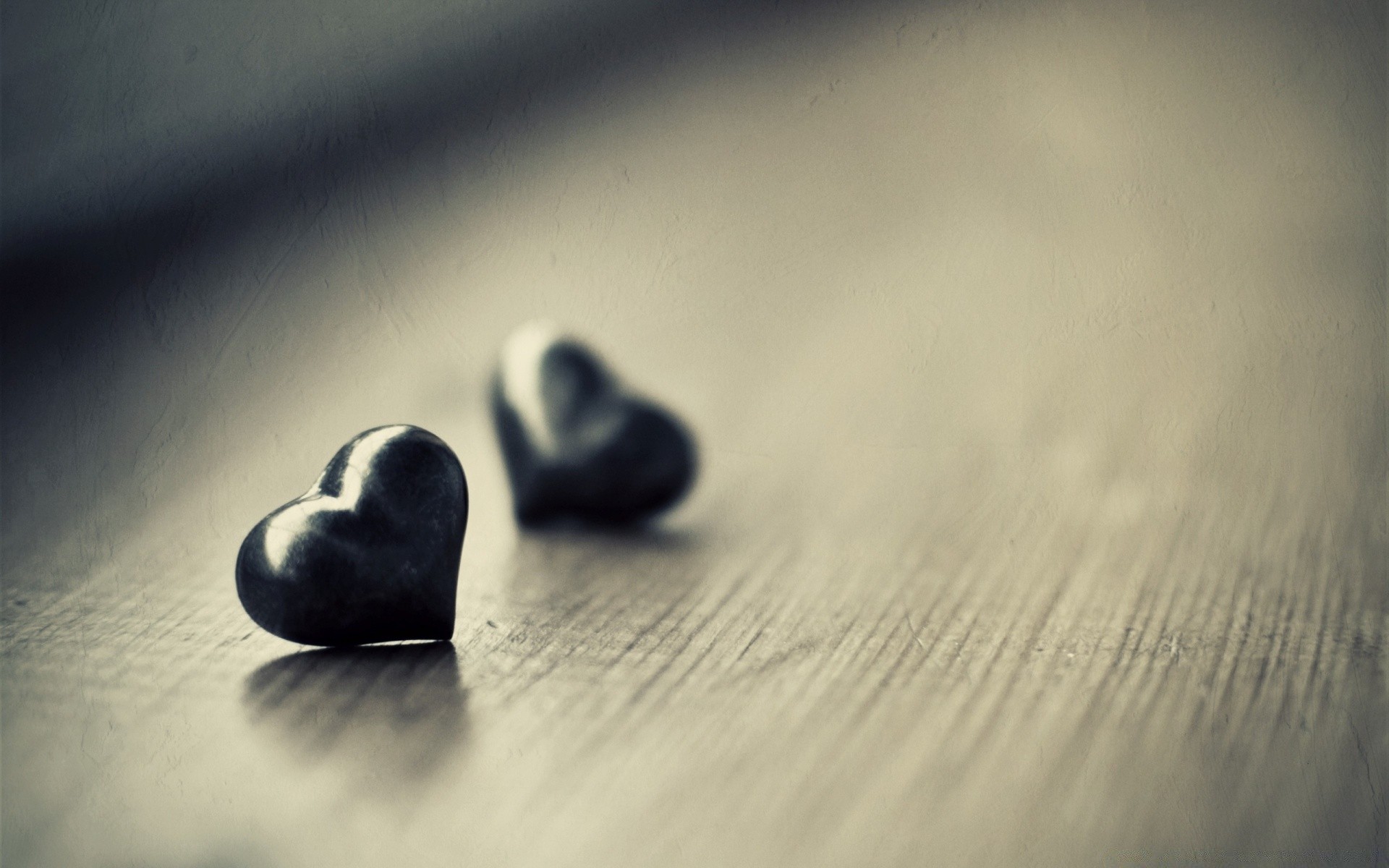 hearts blur still life monochrome abstract love beach shadow art dof studio reflection grow black and white heart minimalism