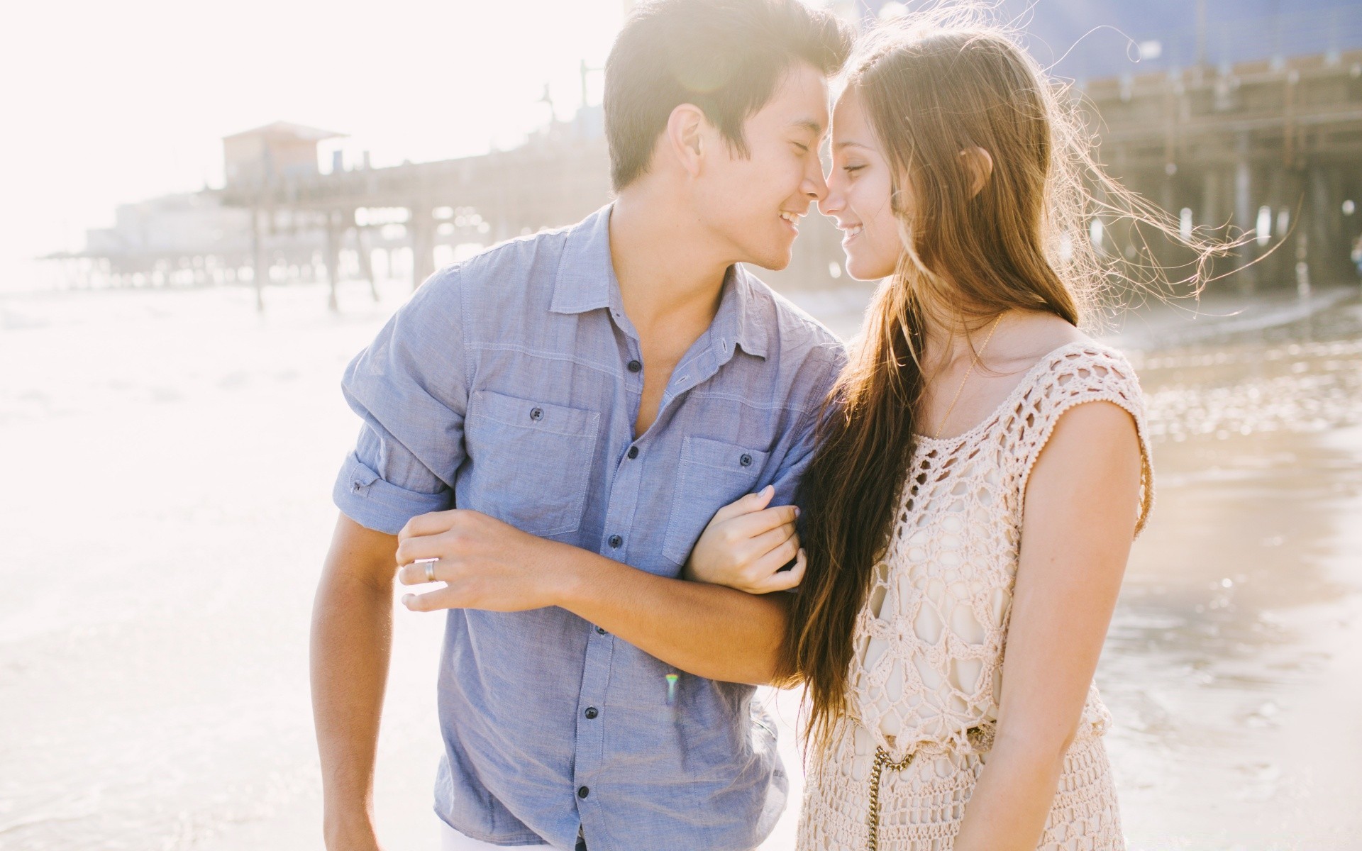 cuori romanticismo amore stare insieme donna all aperto estate tempo libero uomo piacere piacere amore bel tempo relax due natura acqua