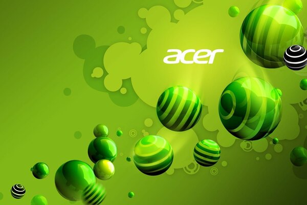 Bright backgrounds from acer