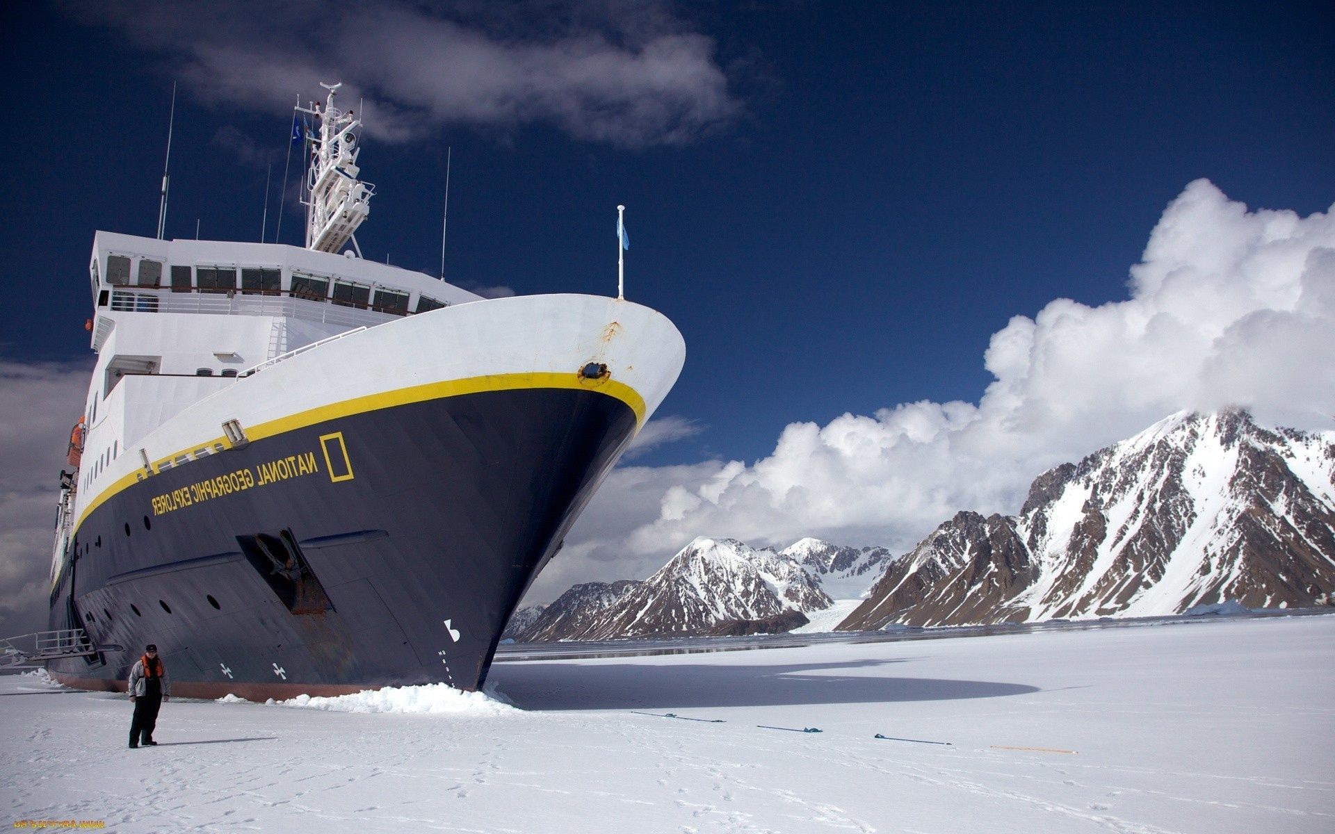 rompehielos nieve invierno hielo viajes cielo agua sistema de transporte coche montañas deportes