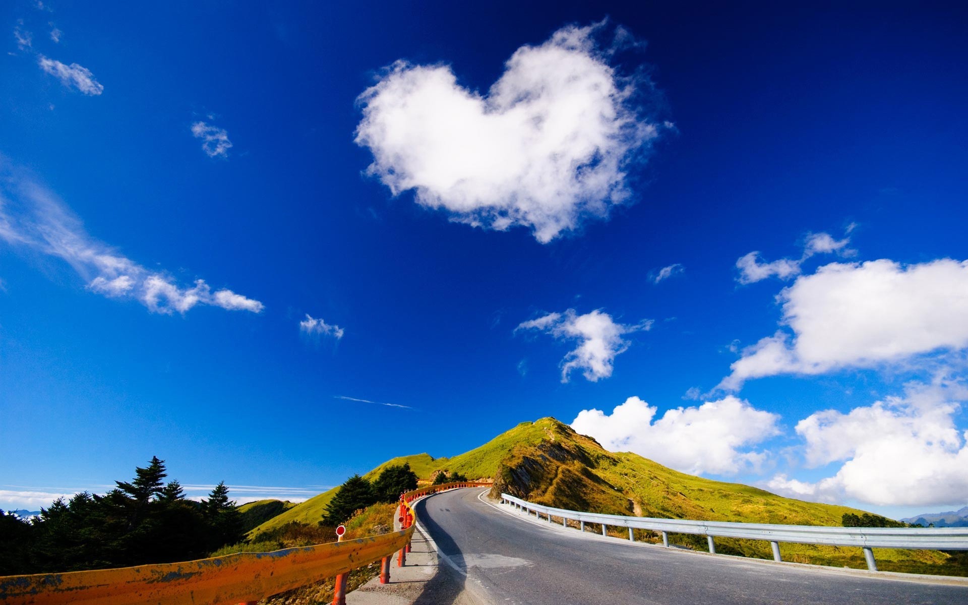 herzen reisen himmel straße im freien landschaft natur landschaftlich berge tageslicht