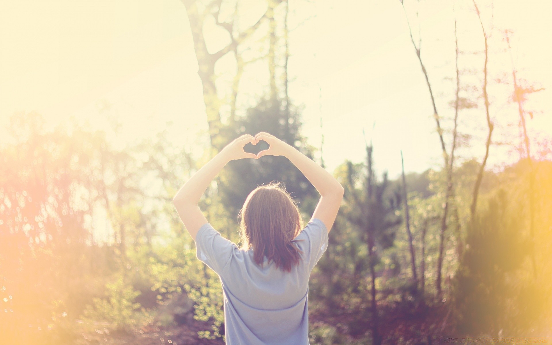 corazones chica al aire libre naturaleza retrato mujer parque adulto solo iluminado felicidad niño placer buen tiempo amanecer estilo de vida árbol luz verano vacaciones