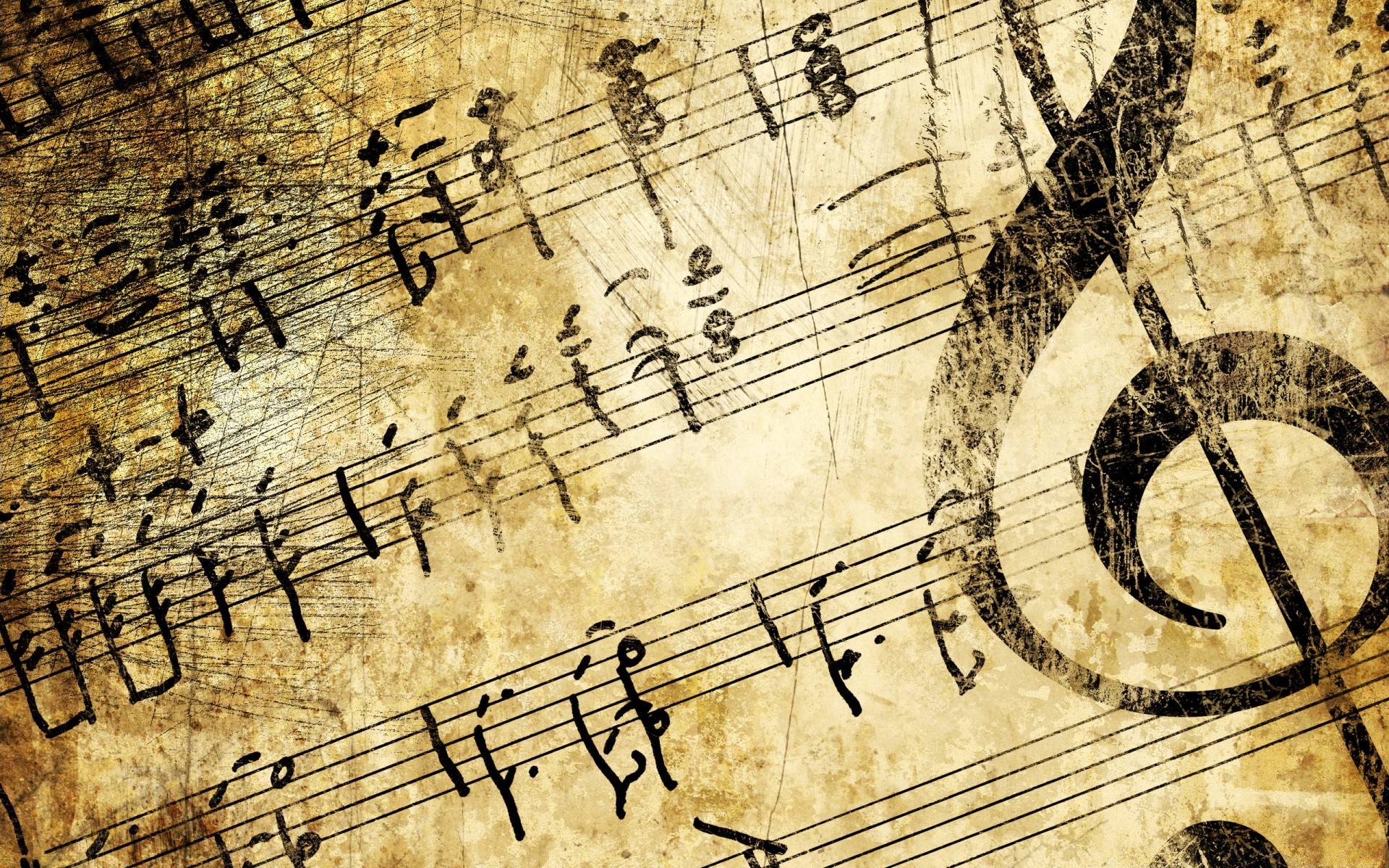 music desktop clef dirty old retro soprano abstract texture art pattern vintage antique design parchment artistic rough paper ancient wallpaper