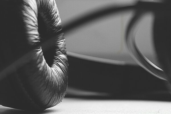 Casque closeup, photographie en noir et blanc