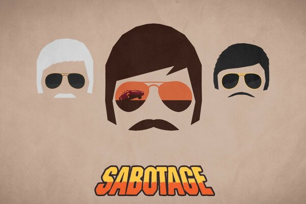 Illustration for the song Sabotage by the Beastie Boys