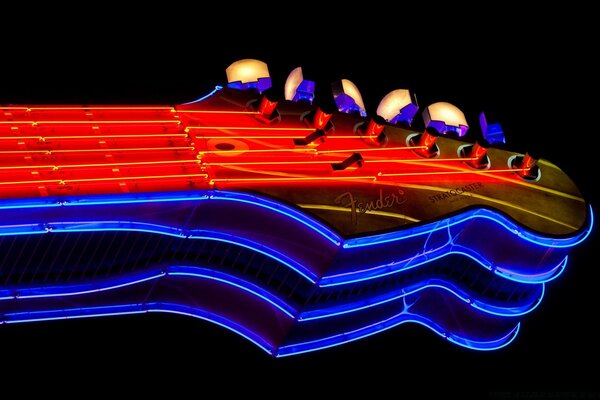 Light design of a musical instrument