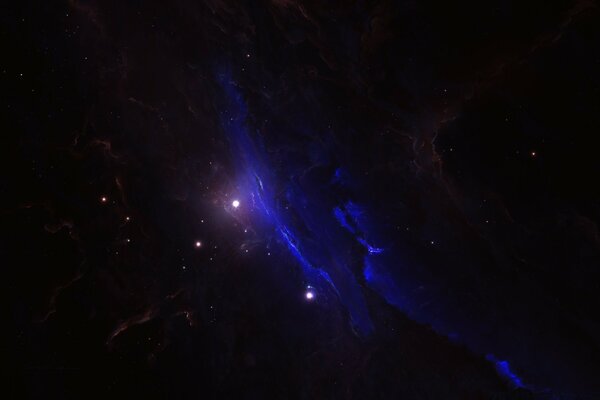 A blue object in a stellar galaxy