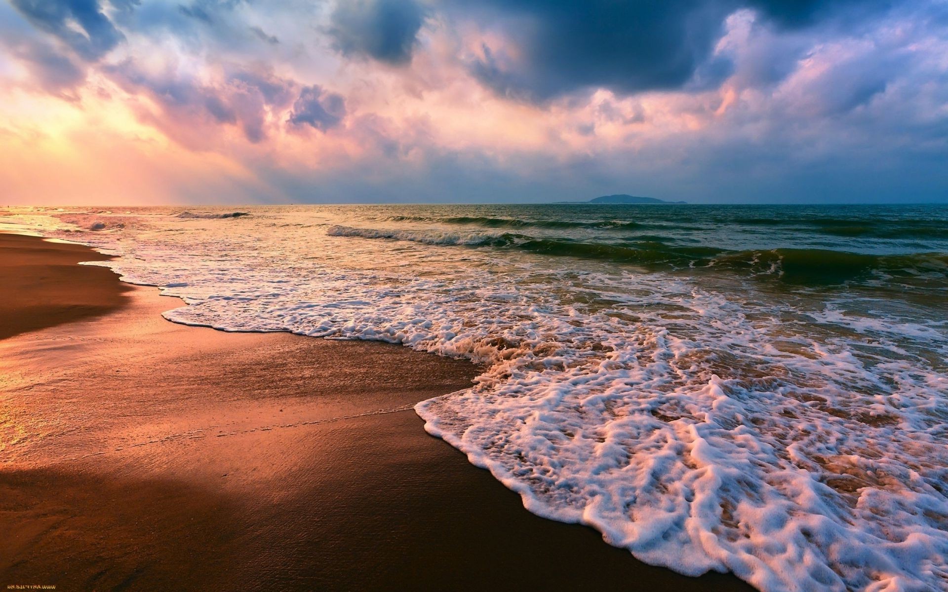 Заставка на телефон океан пляж