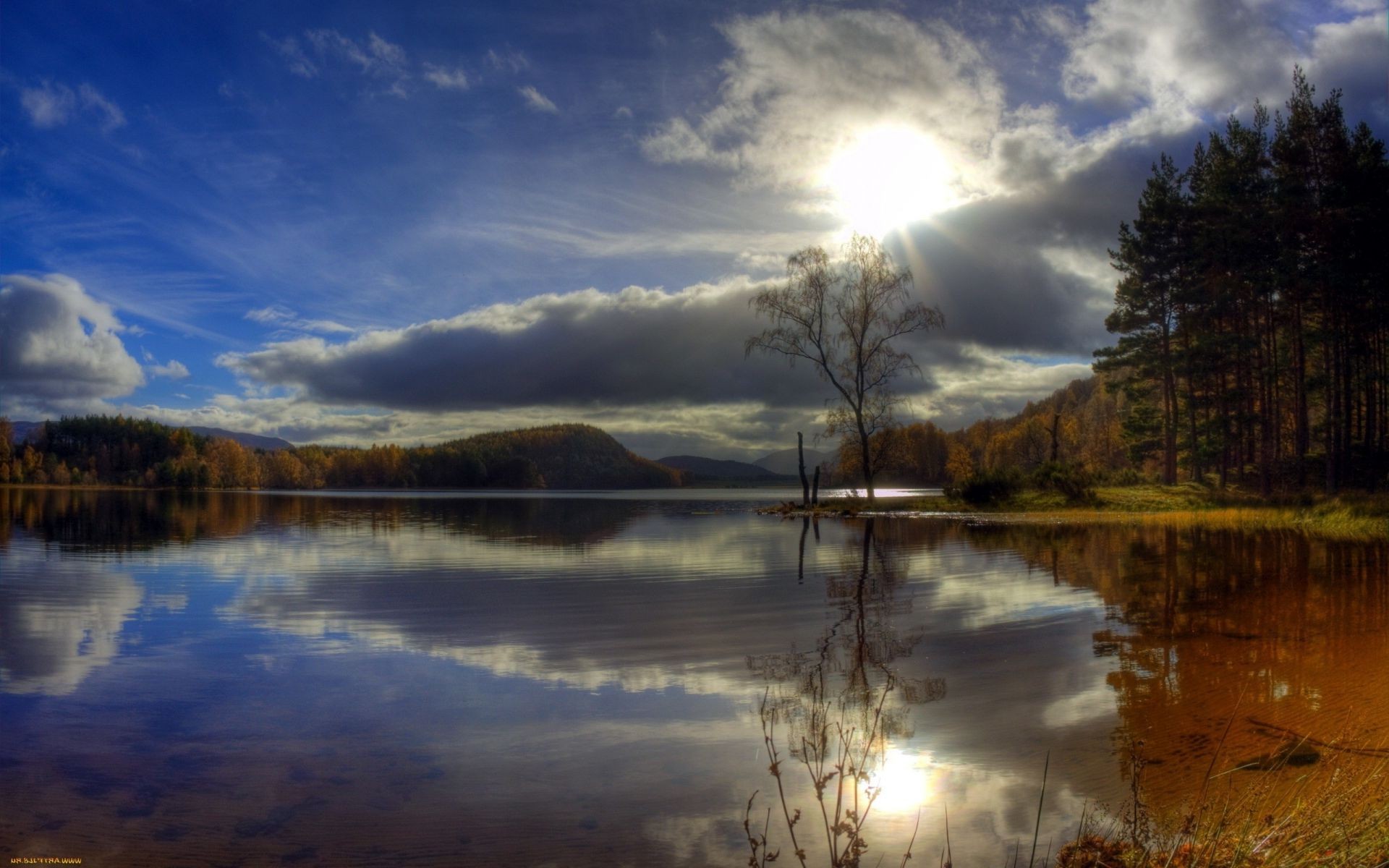 rivers ponds and streams reflection dawn lake landscape sunset water nature sun sky river tree light fall fair weather evening