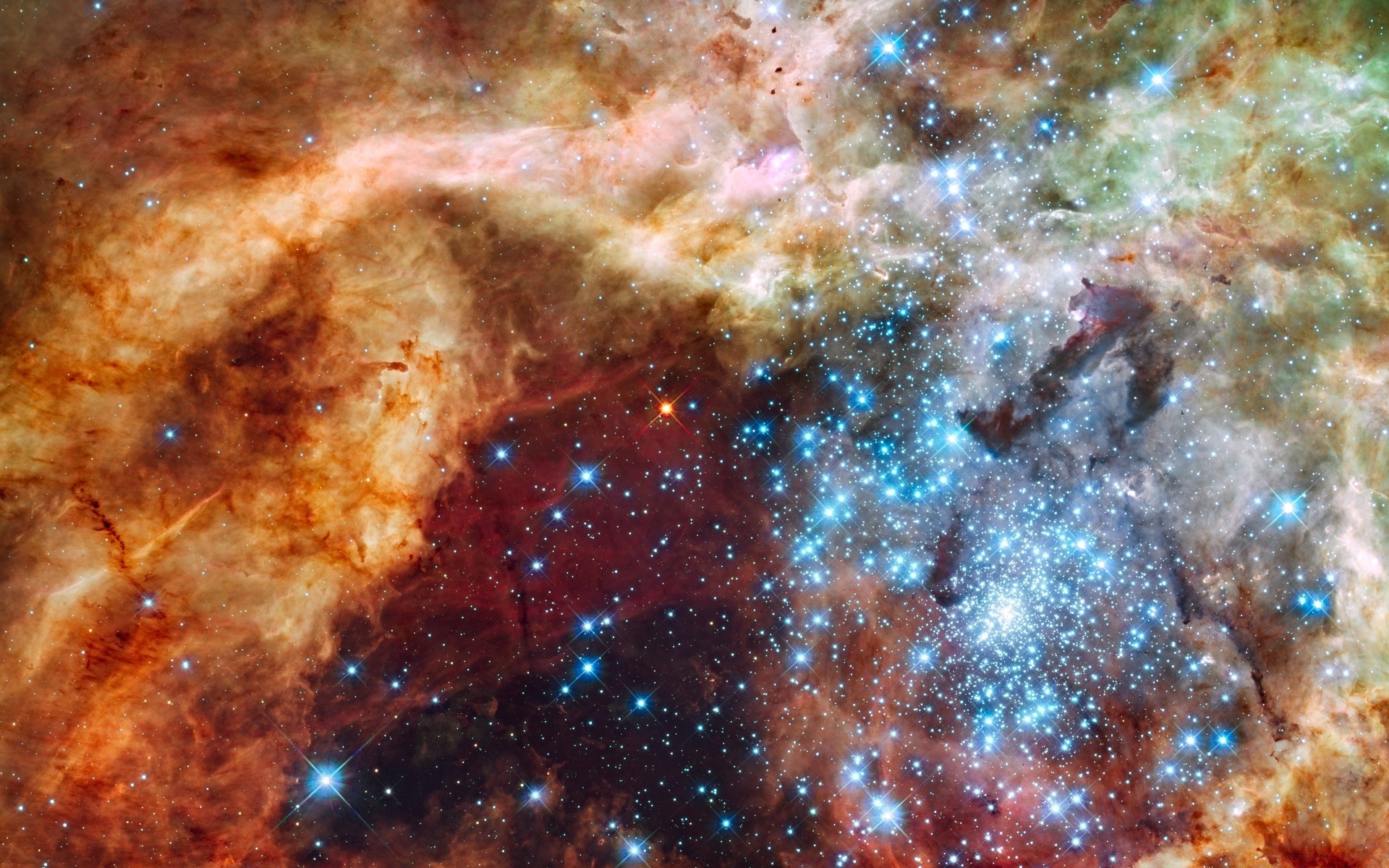 nebulosa astronomía polvo espacio galaxia constelación infinito creación planetas ciencia profundo escritorio textura exploración