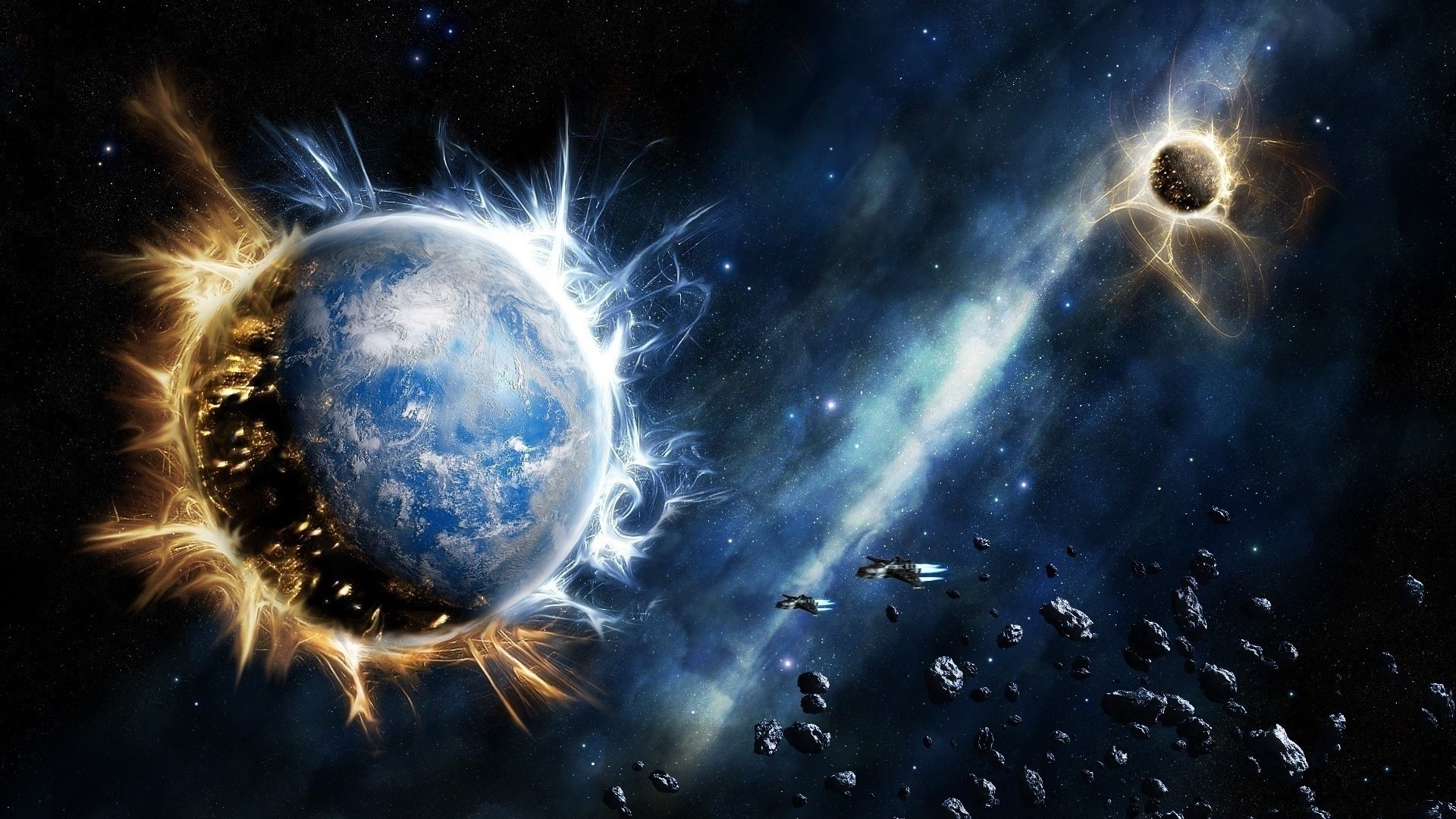 planets astronomy planet moon ball-shaped space galaxy astrology solar science sphere cosmos orbit outer light nebula desktop fantasy fiction infinity exploration