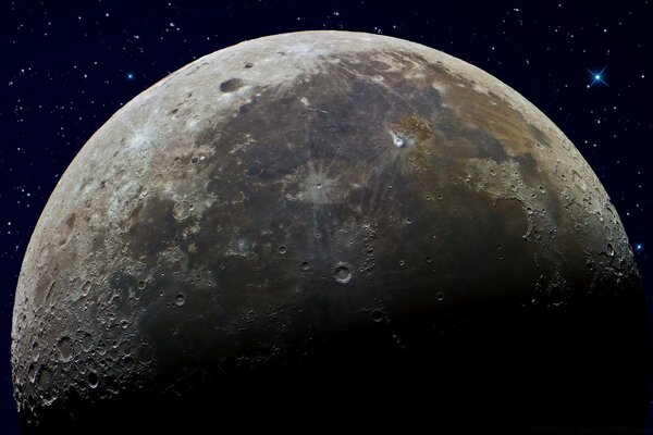 Mond in der Galaxie Astronomie