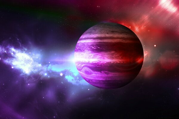 The planet moon in galactic space