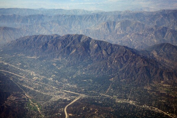 Fascinating view of the low mountains