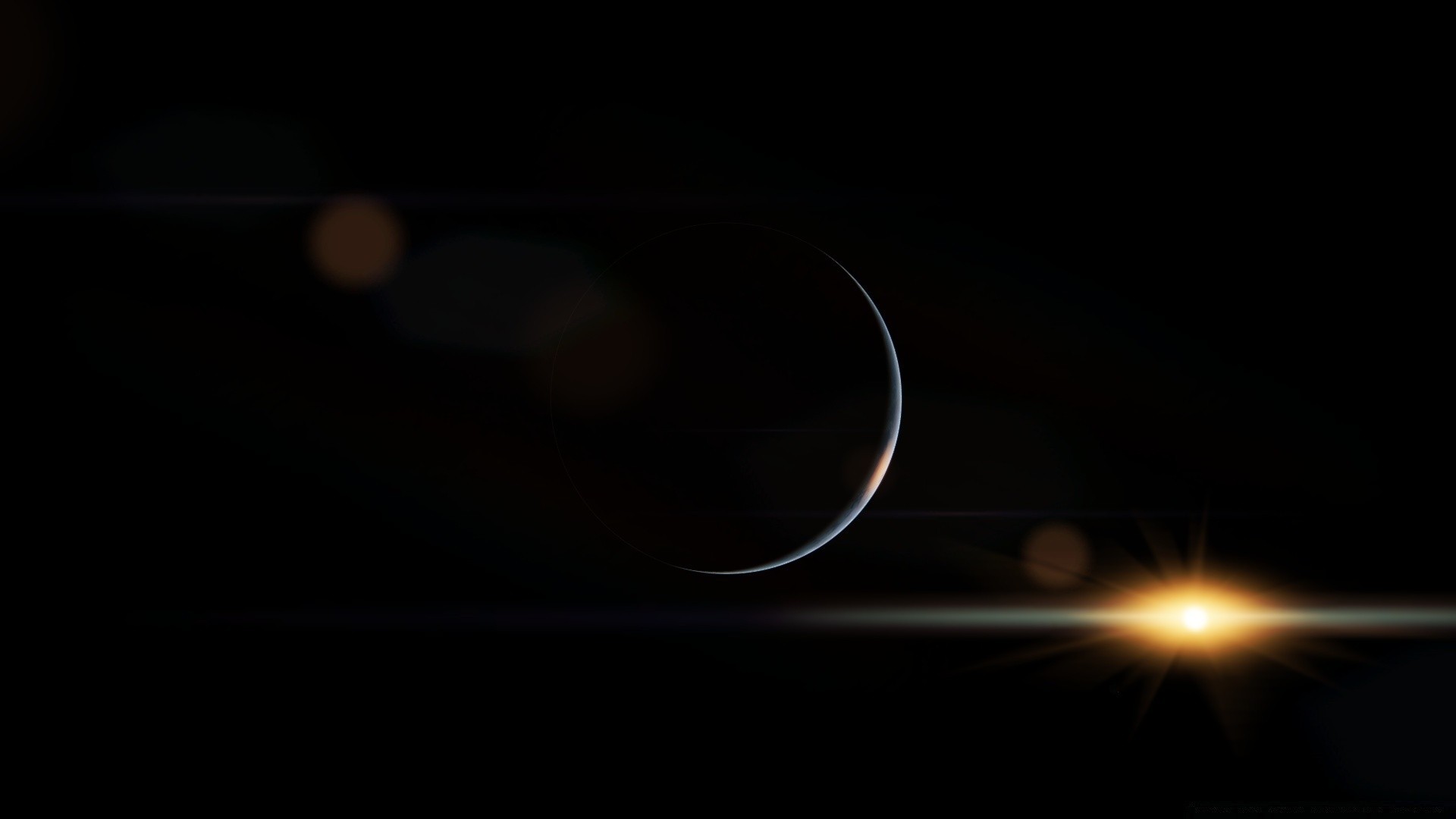 planets moon dark astronomy light abstract desktop flame space blur eclipse smoke motion